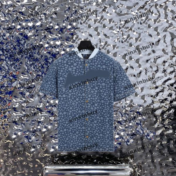 xinxinbuy men designer tee t shirt 23ss infinity dots pattern denim short sleeve cotton women black blue m-2xl, Black;brown
xinxinbuy men designer tee t shirt 23ss infinity dots pattern denim short sleeve cotton women black blue m-2xl, Black;brown