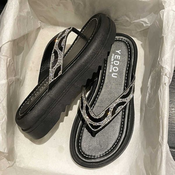 slippers summer crystal slippers flats platform women shoes 2023 new casual shoes fashion beach slingback flip flops non slip slides j230502, Black
slippers summer crystal slippers flats platform women shoes 2023 new casual shoes fashion beach slingback flip flops non slip slides j230502, Black