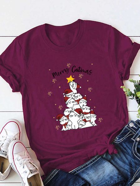merry catmas christmas print women t shirt short sleeve o neck loose women tshirt ladies tee shirt camisetas, White
merry catmas christmas print women t shirt short sleeve o neck loose women tshirt ladies tee shirt camisetas, White