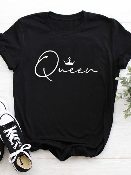8 colors crown queen letter print t shirt women short sleeve o neck loose tshirt summer women tee shirt clothes mujer, White
8 colors crown queen letter print t shirt women short sleeve o neck loose tshirt summer women tee shirt clothes mujer, White