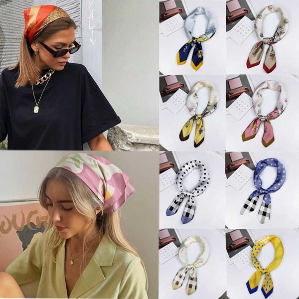 scarves ruoshui 7070cm woman silk square bandana floral kerchief lady offical scraf women turban head scarf headwrap accessories j230502, Blue;gray
scarves ruoshui 7070cm woman silk square bandana floral kerchief lady offical scraf women turban head scarf headwrap accessories j230502, Blue;gray
