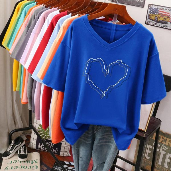 t-shirt ebaihui oversized t shirts 100% cotton plus size t shirt summer tees heart printed v neck l6xl short sleeve tshirt women, Black
t-shirt ebaihui oversized t shirts 100% cotton plus size t shirt summer tees heart printed v neck l6xl short sleeve tshirt women, Black