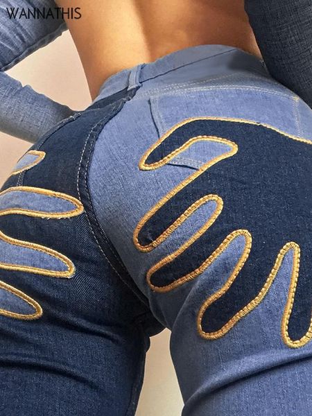 jeans wannathis denim patchwork women's flare baggy jeans palm art high waist pants vintage button streetwear harajuku pantalones 2021, Blue
jeans wannathis denim patchwork women's flare baggy jeans palm art high waist pants vintage button streetwear harajuku pantalones 2021, Blue
