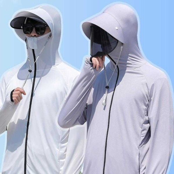 sun protection clothing mens jackets summer outdoor ice silk protective uv, Black;brown
sun protection clothing mens jackets summer outdoor ice silk protective uv, Black;brown