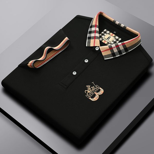 men's polos brand high-end shirts lapel polo shirt pure color summer cotton fashion soft short sleeve embroidery casual 230428, White;black
men's polos brand high-end shirts lapel polo shirt pure color summer cotton fashion soft short sleeve embroidery casual 230428, White;black