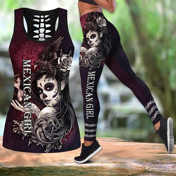 leggings womens over printed yoga suit witch mexicangirl 3d printing hollow vest tank high waist leggings sports ladies suit, Black
leggings womens over printed yoga suit witch mexicangirl 3d printing hollow vest tank high waist leggings sports ladies suit, Black
