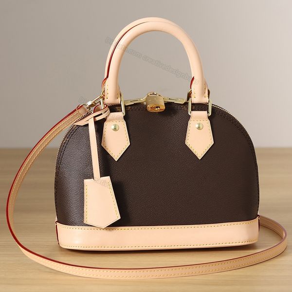 women shoulder bags alma bb shell bag luxury designer handbags leather crossbody messenger bag with lock 23.5cm with box l026
women shoulder bags alma bb shell bag luxury designer handbags leather crossbody messenger bag with lock 23.5cm with box l026