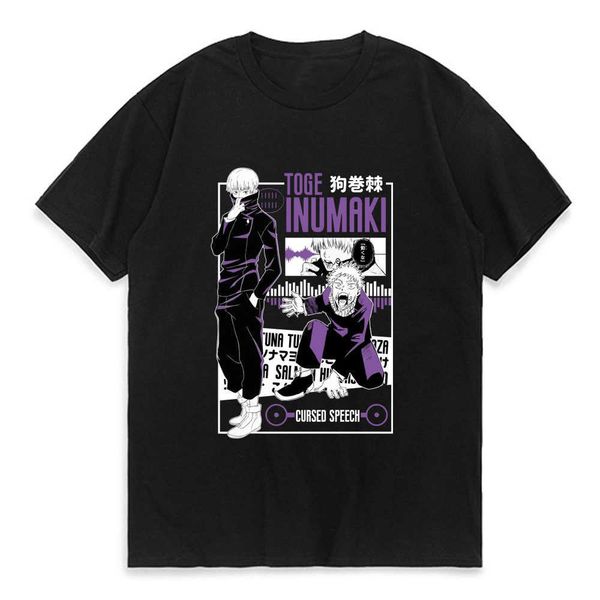 anime inumaki toge jujutsu kaisen print women tees 90s fashion short sleeve cartoon print summer female clothes streetwear, White
anime inumaki toge jujutsu kaisen print women tees 90s fashion short sleeve cartoon print summer female clothes streetwear, White