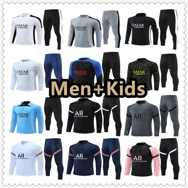 adults and kids psgs messis mbappe tracksuit soccer jerseys 2122 2023 2024 di maria wijnaldum sergio ramos hakimi maillots de football kit i, Black
adults and kids psgs messis mbappe tracksuit soccer jerseys 2122 2023 2024 di maria wijnaldum sergio ramos hakimi maillots de football kit i, Black