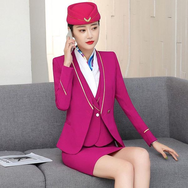 pants izicfly new formal business clothes for women suits office sets with skirt airline stewardess elegant work wear, White
pants izicfly new formal business clothes for women suits office sets with skirt airline stewardess elegant work wear, White