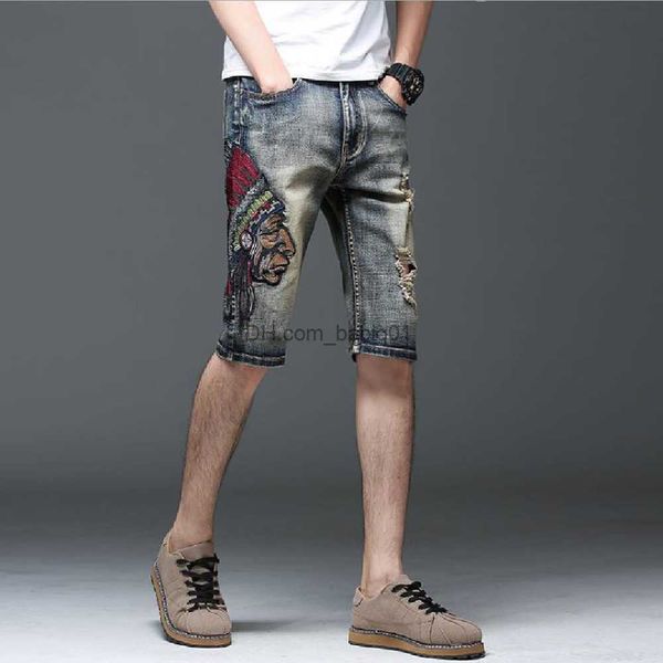 men's shorts 2023 new summer jean shorts non-mainstream men's straight leg and knee jean shorts personality fashion embroidered je, White;black
men's shorts 2023 new summer jean shorts non-mainstream men's straight leg and knee jean shorts personality fashion embroidered je, White;black