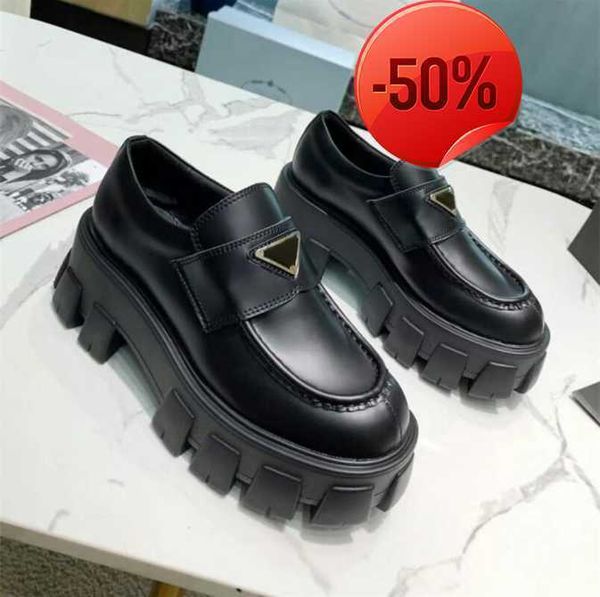 designer shoes loafers men women platform sneakers rubber black shiny leather chunky round head sneaker thick bottom shoe size 35-46
designer shoes loafers men women platform sneakers rubber black shiny leather chunky round head sneaker thick bottom shoe size 35-46