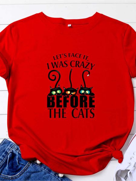 crazy before black cat head print women t shirt short sleeve o neck loose women tshirt ladies tee shirt camisetas mujer, White
crazy before black cat head print women t shirt short sleeve o neck loose women tshirt ladies tee shirt camisetas mujer, White