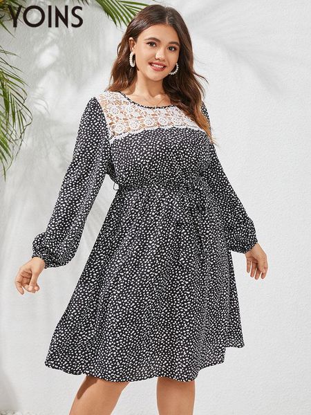 dresses yoins elegant long sleeve party dress 2022 autumn o neck ruffled sundress casual loose floral printed lace robe plus size, Black
dresses yoins elegant long sleeve party dress 2022 autumn o neck ruffled sundress casual loose floral printed lace robe plus size, Black