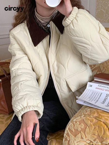 leather circyy winter coat woman jacket patchwork thick casual turndown collar zippers warm button parkas korean female short outwear, Black
leather circyy winter coat woman jacket patchwork thick casual turndown collar zippers warm button parkas korean female short outwear, Black