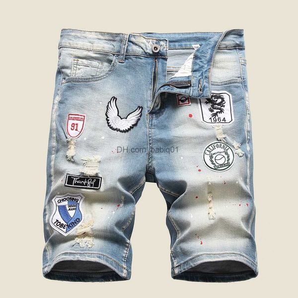 men's shorts new men's graffiti ripped summer fashion short jeans casual slim big hole retro style denim shorts male brand clothes, White;black
men's shorts new men's graffiti ripped summer fashion short jeans casual slim big hole retro style denim shorts male brand clothes, White;black