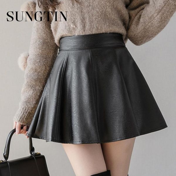 dresses sungtin korea faux leather skirts women high waist loose pleated mini skirt casual black vintage pu skirt streetwear female chic, White;black
dresses sungtin korea faux leather skirts women high waist loose pleated mini skirt casual black vintage pu skirt streetwear female chic, White;black
