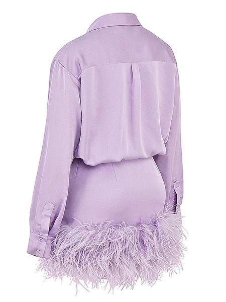 dresses twotwinstyle dress for women lapel long sleeve high waist patchwork feathers solid mini dresses female spring clothes style, Black;gray
dresses twotwinstyle dress for women lapel long sleeve high waist patchwork feathers solid mini dresses female spring clothes style, Black;gray