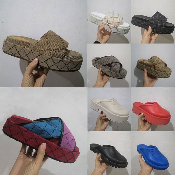 fashion designer sandals women platforms floral brocade slippers flats rubber platform mens womens loafers casual slides, Black
fashion designer sandals women platforms floral brocade slippers flats rubber platform mens womens loafers casual slides, Black