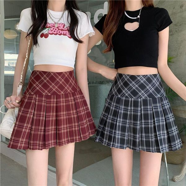 dresses vintage plaid summer pleated skirts women high waist korean mini skirt slim harajuku jk student y2k vintage streetwear black, White;black
dresses vintage plaid summer pleated skirts women high waist korean mini skirt slim harajuku jk student y2k vintage streetwear black, White;black
