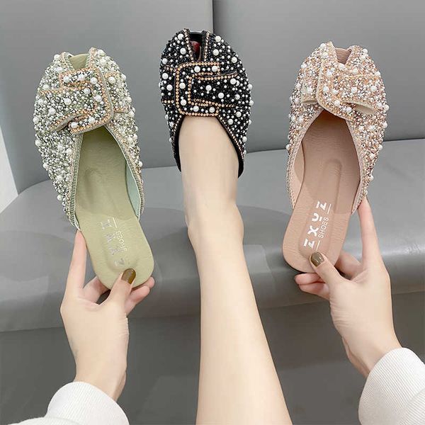slippers for women 2023 loafers glitter slides ladies' slippers peep toe flat shoes female pantofle fashion jelly new luxury j230502, Black
slippers for women 2023 loafers glitter slides ladies' slippers peep toe flat shoes female pantofle fashion jelly new luxury j230502, Black