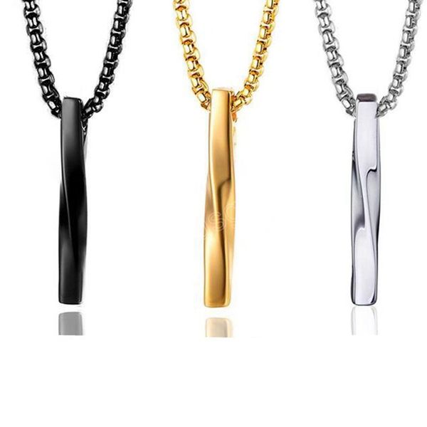 fashion men rectangle pendant necklace trendy simple chain spiral necklaces hip hop jewelry gift for lovers, Silver
fashion men rectangle pendant necklace trendy simple chain spiral necklaces hip hop jewelry gift for lovers, Silver