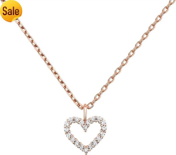 pavoi 14k gold plated cubic zirconia heart necklace | cute dainty love pendant necklaces for women, Silver
pavoi 14k gold plated cubic zirconia heart necklace | cute dainty love pendant necklaces for women, Silver