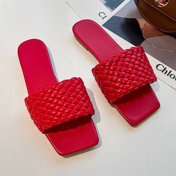 slippers women's slippers 2023 summer selling braided red square toe flat flipflops fashion beach mules casual indoor home slippers j23, Black
slippers women's slippers 2023 summer selling braided red square toe flat flipflops fashion beach mules casual indoor home slippers j23, Black