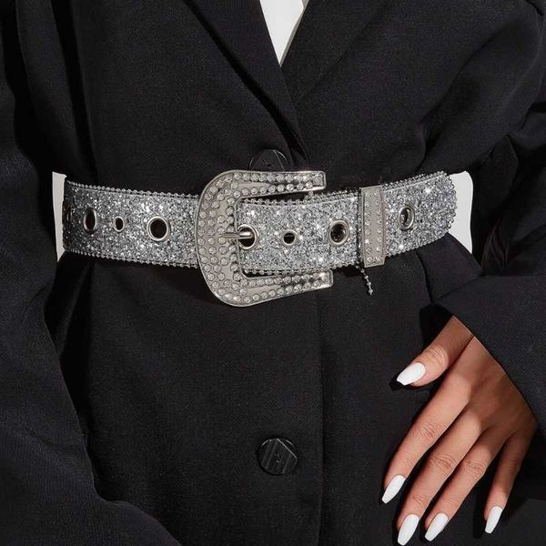 other fashion accessories shinning for rhinestone belts women pu leather western y2k girls belt for jeans men j230502, Silver
other fashion accessories shinning for rhinestone belts women pu leather western y2k girls belt for jeans men j230502, Silver