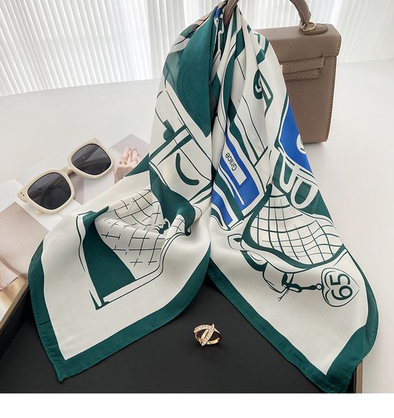 new 70x70cm women multifunction polyester silk scarf little triangle printed casual satin small square wraps scarves shawl, Blue;gray
new 70x70cm women multifunction polyester silk scarf little triangle printed casual satin small square wraps scarves shawl, Blue;gray