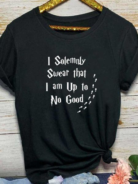 i solemnly swear letter print t shirt women short sleeve o neck loose tshirt summer women tee shirt clothes camisetas mujer, White
i solemnly swear letter print t shirt women short sleeve o neck loose tshirt summer women tee shirt clothes camisetas mujer, White