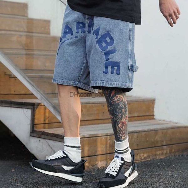 men's shorts american letter printing denim shorts men's summer trendy brand hip-hop loose straight big pants five-point pants nic, White;black
men's shorts american letter printing denim shorts men's summer trendy brand hip-hop loose straight big pants five-point pants nic, White;black