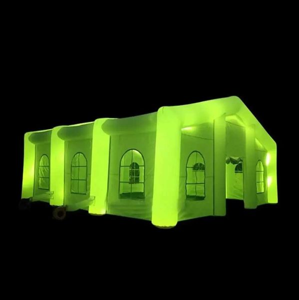 20x16x13ft customization inflatable wedding house vip room commercial led glowing giant marquee party tent with colorful strips
20x16x13ft customization inflatable wedding house vip room commercial led glowing giant marquee party tent with colorful strips