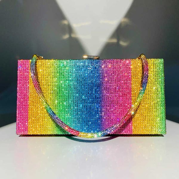 shoulder bags elegant women evening clutch bag fashion rainbow color 2023 ladies party prom messenger handbags female crystal 230426
shoulder bags elegant women evening clutch bag fashion rainbow color 2023 ladies party prom messenger handbags female crystal 230426