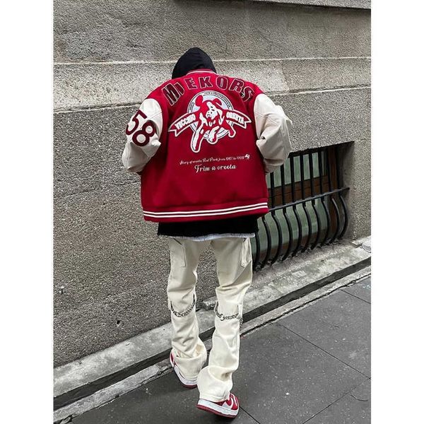 men's jackets 2022 american style retro letter embroidery high street baseball uniform jacket mens and womens hiphop street couple jack, Black;brown
men's jackets 2022 american style retro letter embroidery high street baseball uniform jacket mens and womens hiphop street couple jack, Black;brown