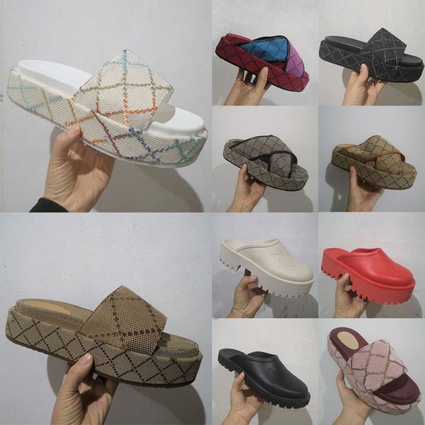 size 36-45 luxury designer sandals women platforms floral brocade slippers flats rubber platform white mens womens loafers casual slides, Black
size 36-45 luxury designer sandals women platforms floral brocade slippers flats rubber platform white mens womens loafers casual slides, Black