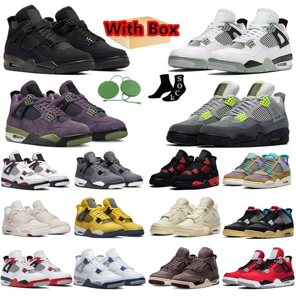 4s basketball shoes mens womens military black pine green midnight navy cool grey sneakers with box
4s basketball shoes mens womens military black pine green midnight navy cool grey sneakers with box