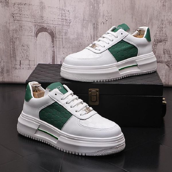 outdoor leather men casual shoes thick bottom platform sneakers web celebrity shoes chaussure homme d2h41, Black
outdoor leather men casual shoes thick bottom platform sneakers web celebrity shoes chaussure homme d2h41, Black