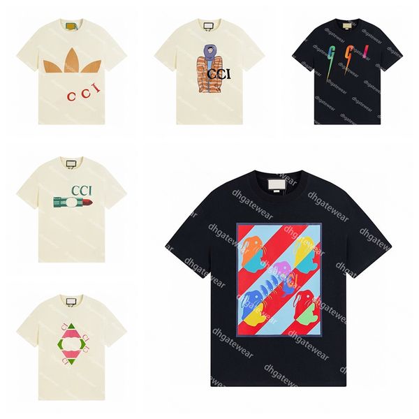 designer mens printed t shirt fashion tide brand summer short sleeve men women casual breathable tees oversize shirt, Black;green
designer mens printed t shirt fashion tide brand summer short sleeve men women casual breathable tees oversize shirt, Black;green