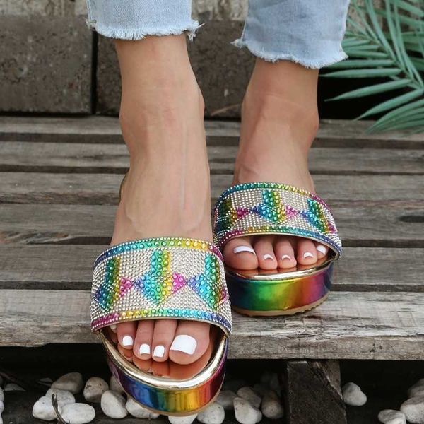 slippers fad platform flats shoes crystal slippers women sandals summer 2023 new casual beach open toe flip flops zapatos walking slides j23, Black
slippers fad platform flats shoes crystal slippers women sandals summer 2023 new casual beach open toe flip flops zapatos walking slides j23, Black