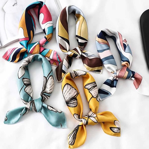scarves 2021 square silk scarf women fashion print small neck scarfs office lady hair band foulard hand kerchief female bandana shawl j23050, Blue;gray
scarves 2021 square silk scarf women fashion print small neck scarfs office lady hair band foulard hand kerchief female bandana shawl j23050, Blue;gray