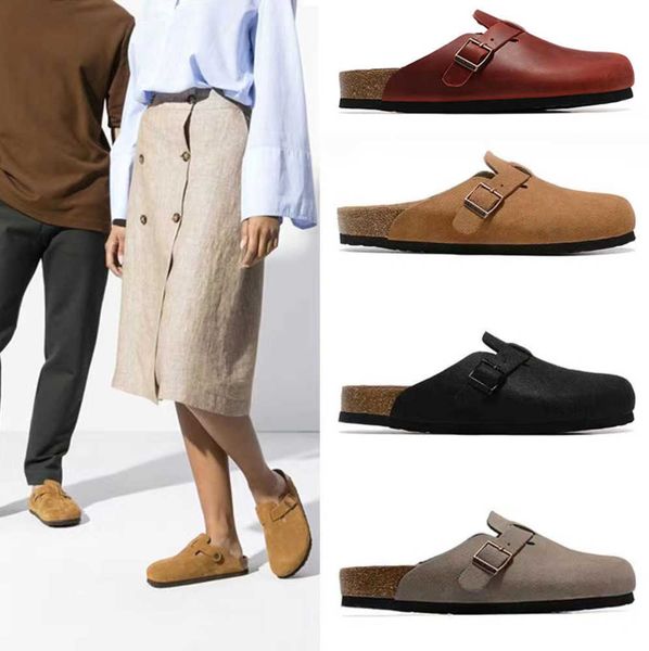 slippers designer birkens tock clogs sandals men women slide slippers boston soft clog pink black white gray red suede leather buckle strap
slippers designer birkens tock clogs sandals men women slide slippers boston soft clog pink black white gray red suede leather buckle strap
