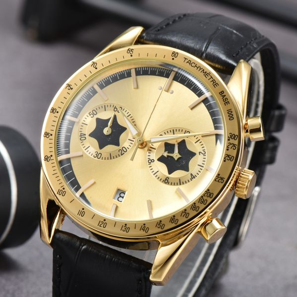 2023 watch 41mm mens watch stainless steel multi-dial waterproof luminous classic generous rubber strap adjustable watches ss553, Slivery;brown
2023 watch 41mm mens watch stainless steel multi-dial waterproof luminous classic generous rubber strap adjustable watches ss553, Slivery;brown
