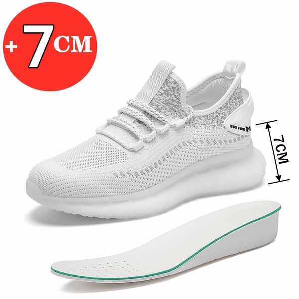 men fashion sneakers comfortable breathable elevator shoes height increase shoes taller shoes leisure mesh tall insole 7cm, Black
men fashion sneakers comfortable breathable elevator shoes height increase shoes taller shoes leisure mesh tall insole 7cm, Black