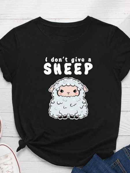 i don't give a sheep print women t shirt short sleeve o neck loose women tshirt ladies tee shirt clothes camisetas mujer, White
i don't give a sheep print women t shirt short sleeve o neck loose women tshirt ladies tee shirt clothes camisetas mujer, White