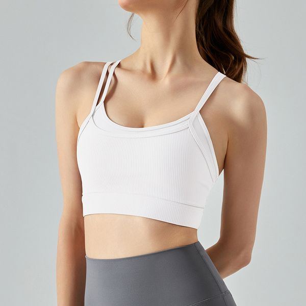bra sports yoga underwear women's running fitness with chest pad vestnq0s, White
bra sports yoga underwear women's running fitness with chest pad vestnq0s, White