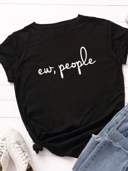 ew people letter print women t shirt short sleeve o neck loose women tshirt ladies tee shirt clothes camisetas mujer, White
ew people letter print women t shirt short sleeve o neck loose women tshirt ladies tee shirt clothes camisetas mujer, White