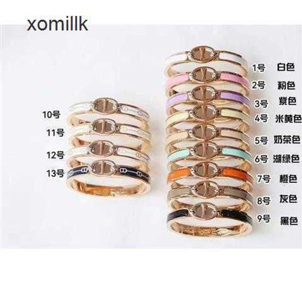 hermm gift bracelets shunfeng new h pig nose light luxury gold plated high fashion enamel sywh, Black
hermm gift bracelets shunfeng new h pig nose light luxury gold plated high fashion enamel sywh, Black