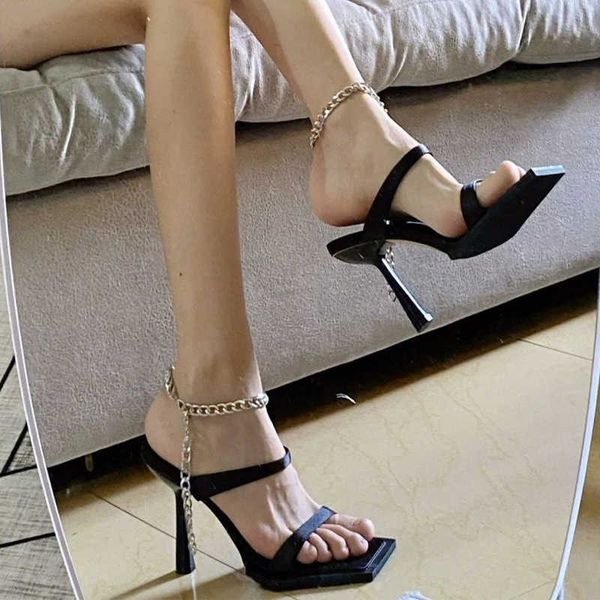 slippers open toe thin heels fashion high women new summer sandals dress party pumps wedding mujer zapatillas 230424, Black
slippers open toe thin heels fashion high women new summer sandals dress party pumps wedding mujer zapatillas 230424, Black