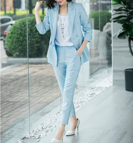 new blue women's pant suits 2 pieces mother's dress slim fit ladies office evening work wear tuxedos jacket pants, Black;red
new blue women's pant suits 2 pieces mother's dress slim fit ladies office evening work wear tuxedos jacket pants, Black;red